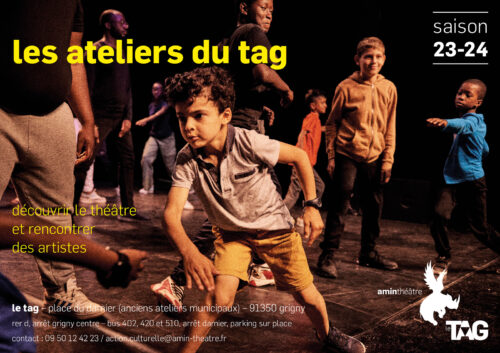 Ateliers de théâtre amateur au TAG - Photo et graphisme © Timor Rocks !