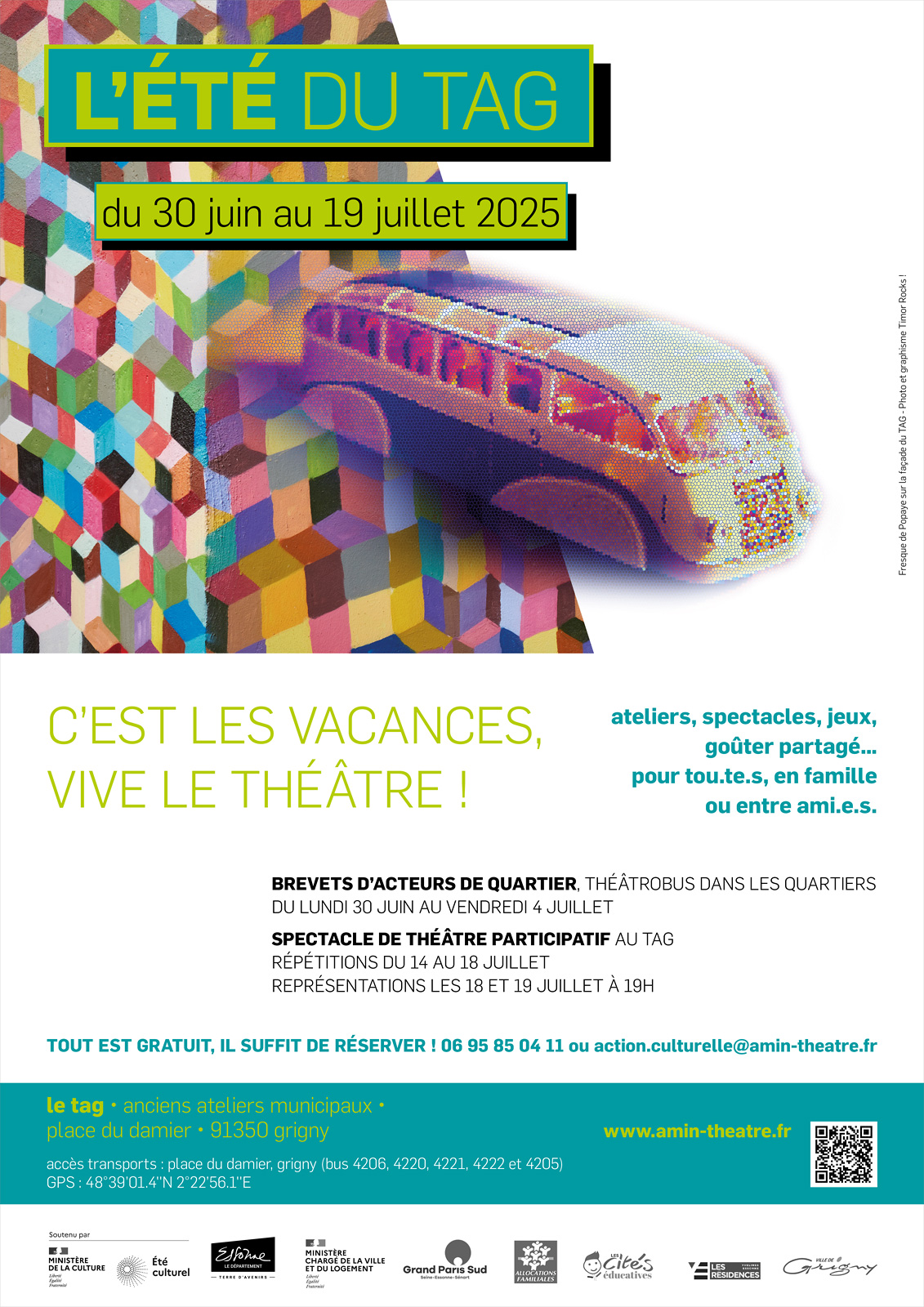 Affiche Eté du TAG 2025