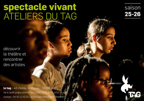 Ateliers de théâtre amateur au TAG - Photo et graphisme © Timor Rocks !